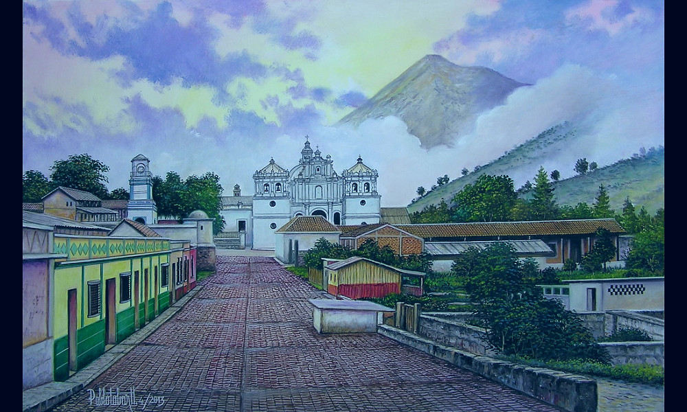 Paisaje de Ciudad Vieja, Antigua Guatemala - 1 mts por 65 … | Flickr