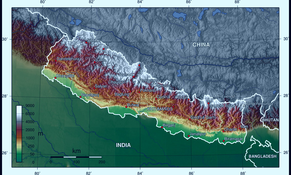 Geography of Nepal - Wikipedia