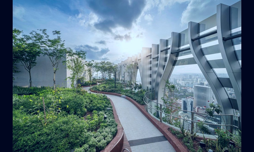 Biophilic skyscraper CapitaSpring marks completion with 93% in leasing  commitment | CapitaLand