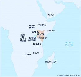 Kenya | People, Map, Flag, Religion, Language, Capital, & Election |  Britannica