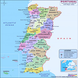 Portugal Map | HD Map of the Portugal to Free Download
